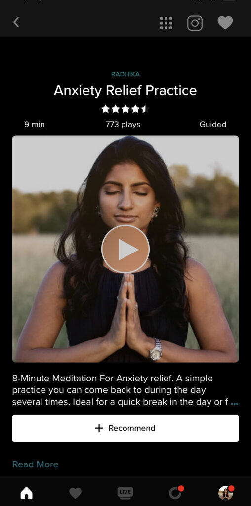 A guided meditation from Holistic Prana with Radhika